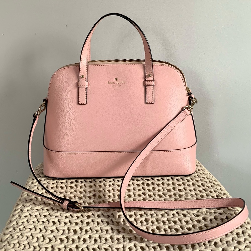 Light Pink Kate Spade Medium Darcy Satchel